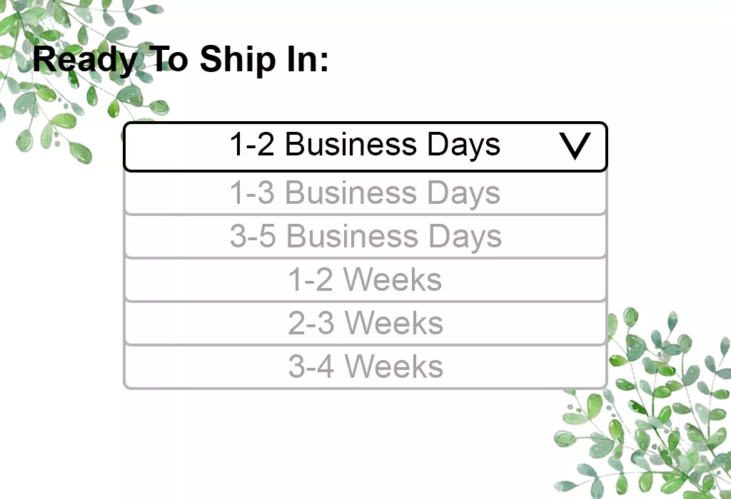 delivery time, estimated delivery, store control panel, The Online Garden, shipping, postage