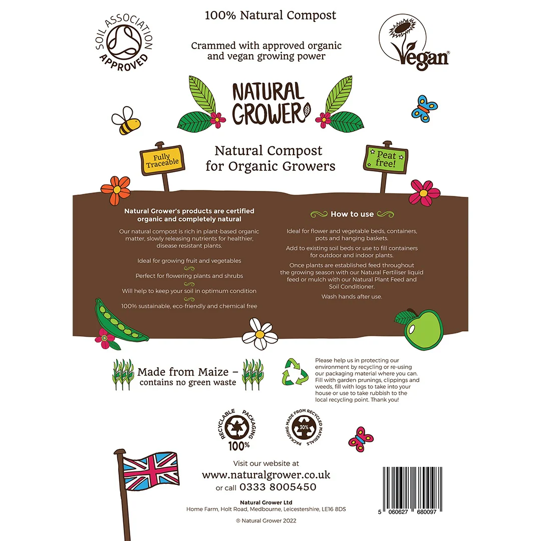 Natural Grower - Peat Free Compost for Organic Growers (50 Litre) - Image 4