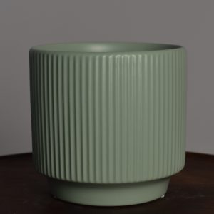 Green Minimalist Ceramic Pot