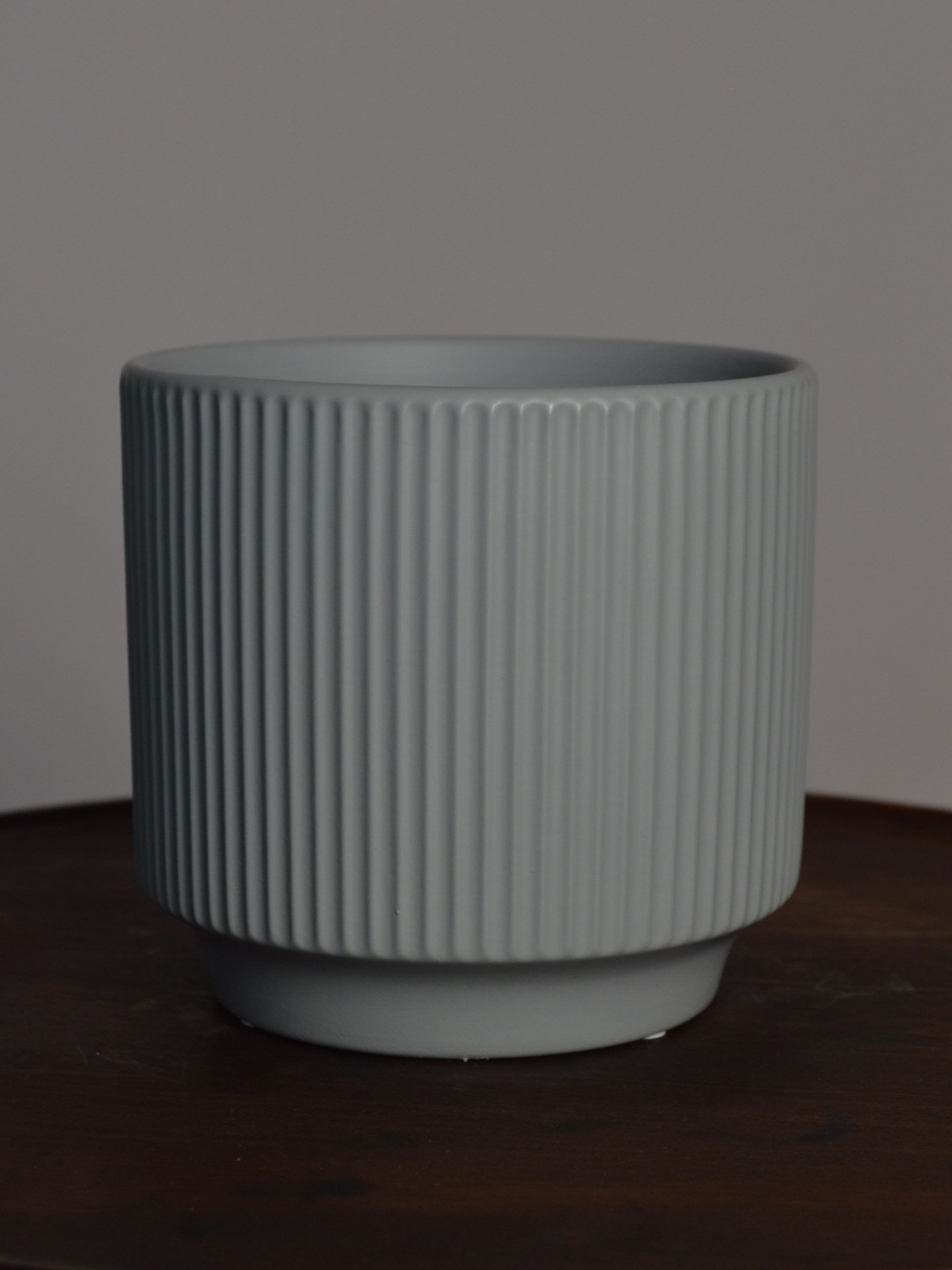 Blue Minimalist Ceramic Pot